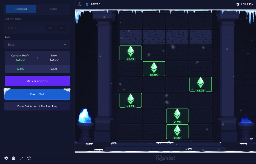 Rainbet Originals Tower